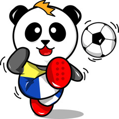 panda with ball © Agus