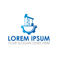 factory industry vector , industrial logo