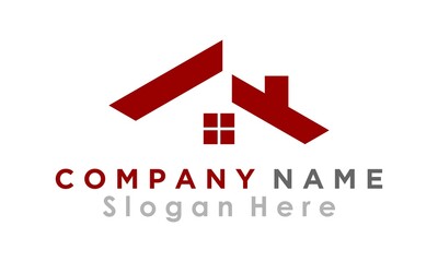 roof home construction logo