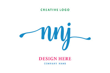 NNJ lettering logo is simple, easy to understand and authoritative