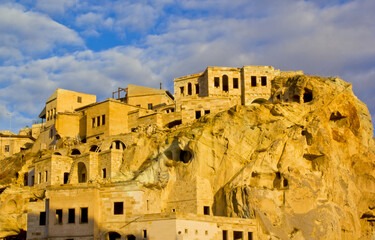 Fototapeta premium Beautiful scene in Urgup, Cappadocia Turkey 
