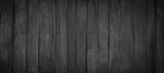 Fototapeta premium wood texture. black wood background, dark table texture