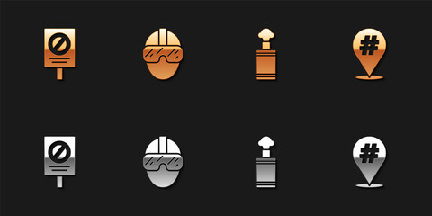Set Protest, Special forces soldier, Hand grenade and icon. Vector