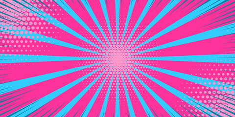 Pop art yellow comics book cartoon magazine cover. Cartoon funny retro pattern strip mock up. Vector halftone illustration. Vintage backdrop for comic superhero text, speech bubble, message.