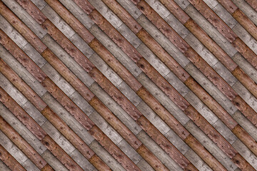 Brown grained wood frame background image