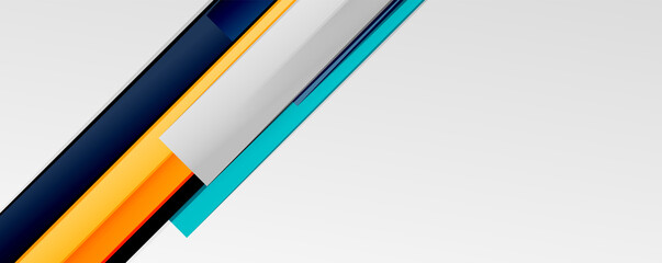 Multicolored lines background. Design template for business or technology presentations, internet posters or web brochure covers