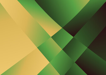 Fototapeta na wymiar Modern Geometric Shapes Brown and Green Gradient Background