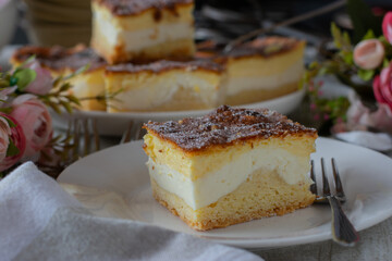 Eierschecke  - rustic and traditional german cheesecake