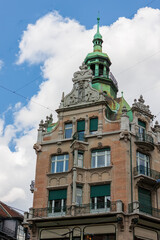 The historic city center of Zurich. Switzerland