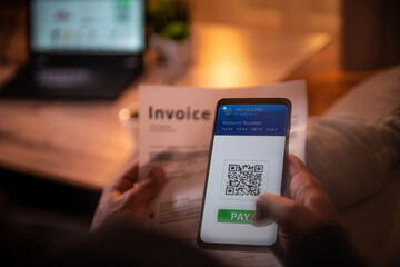 Mobile phone with QR pay app