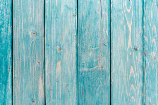 Beautiful bright blue wooden background. Indigo boards