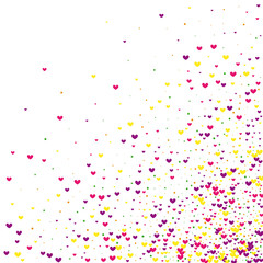 Red Pattern Round Illustration. Yellow Pretty Background. Rose Heart Little. Purple Drop Texture. Pleasure Wallpaper.