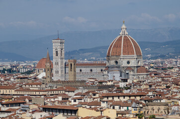 Fototapeta na wymiar View of the Florence Skyline