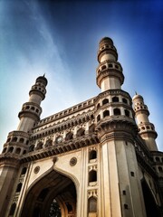 Charminar the iconing building, Is listed among the most famous tourist love structures in India, Built in 1591, Hyderabad.
