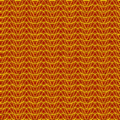 Background with repeating symmetric uneven multicolored elements. Abstract material for fabric. 