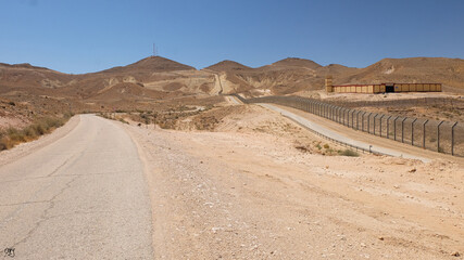 A road in the desert