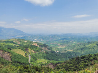 Beautifull Valley nature in Dalat city Vietnam
