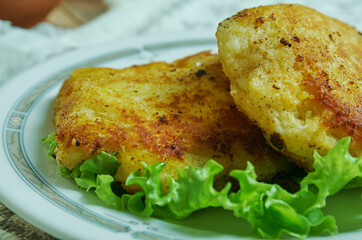 Corn  Cheddar Mashed Potato Fritters
