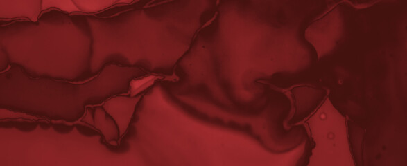 Fototapeta premium Grungy Blood Background. Rose Ink Banner. Halloween Splatter Black. Watercolor Maroon Texture. Blood Background. Abstract Fluid Wallpaper. Halloween Spatter Black. Watercolour Blood Background.