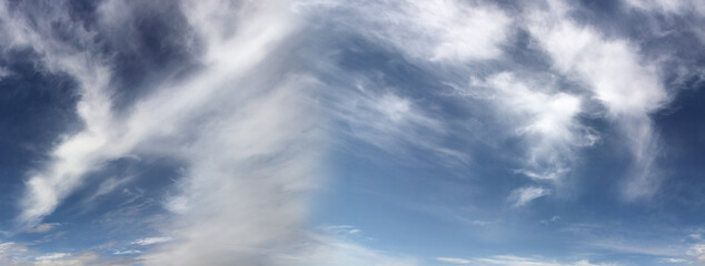 Clouds in the sky as seamless pattern