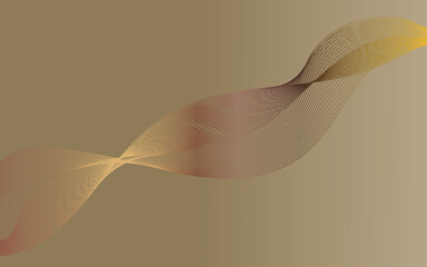 Abstract nyudova background with gold curly lines. Web site page design 