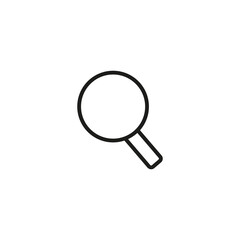 Magnifying glass instrument icon, magnifying sign, glass, magnifier or loupe sign, search 