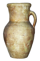 Old clay jar that was used in ancient times - 426322162