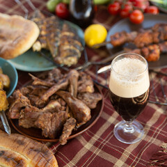 lamb ribs with beer