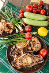 chicken and vegetables