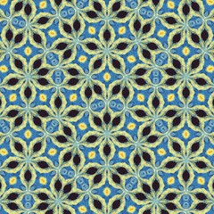 Van Gogh Notte Stellata Pattern Geometrico 9