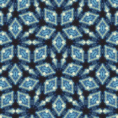Van Gogh Notte Stellata Pattern Geometrico 15