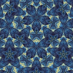 Van Gogh Notte Stellata Pattern Geometrico 18