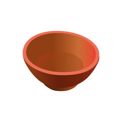 Pottery, crafts from the ground, vector illustration, white background 