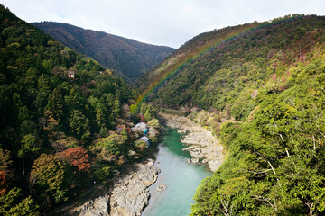 river in the mountains