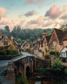 Castle Coombe in The Cotswolds 