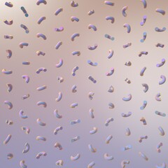 3D Abstract Holographic Render