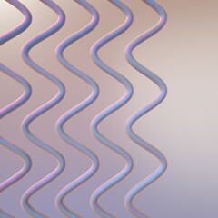 3D Abstract Holographic Render
