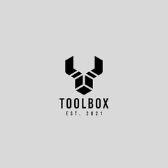 Toolbox icon logo design illustration