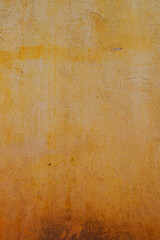 Rough yellow concrete wall background, dirty yellow background