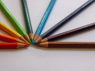 Naklejka premium colored pencils