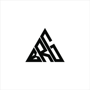 B R G letter logo creative design. BRG icon
