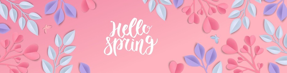 Happy Mother s Day background with flowers. Vector illustration