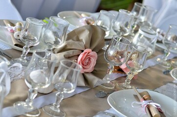 belle table rose