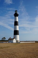 Bodie Island Lighthouse on Outer Banks in North Carolina USA