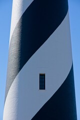 Cape Hatteras Lighthouse near Buxton on Hatteras Island in North Carolina