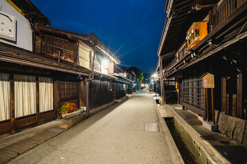 Obraz premium Takayama is an important tourism destination with well preserved old town, Japan