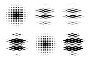 Isolated file halftone spray pop art dot illustration for shadow or volume for comic book