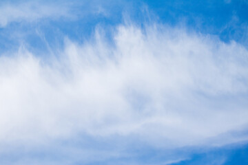 Blue sky and white clouds