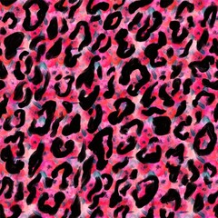 Seamless pattern with animal tracery