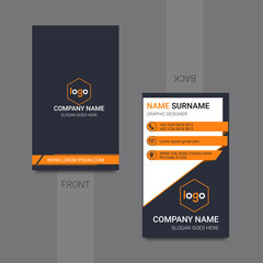 smart modern business card, vector illustration 